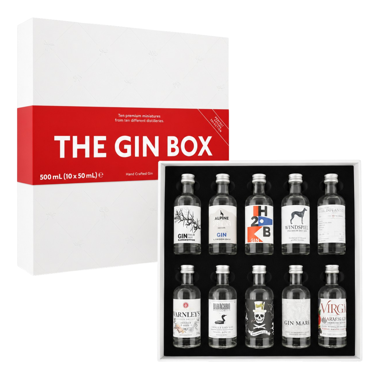 The Gin Box- World Tour Edition #2 10 x 5 cl 42° 0.5L