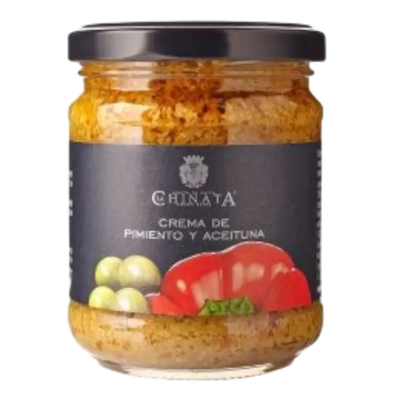 Tapenade Green Olive &amp; Red Pepper 180Ml La Chinata