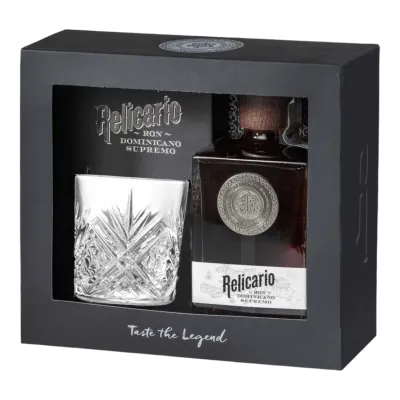 Relicario Ron Supremo + 1 glas 40° - 0.7L