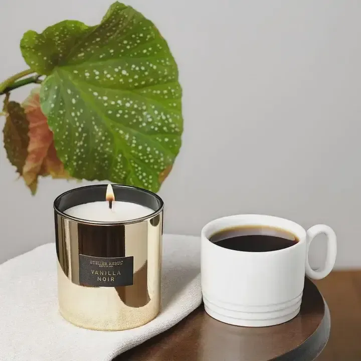 ATELIER REBUL VANILLA NOIR SCENTED CANDLE 210GR