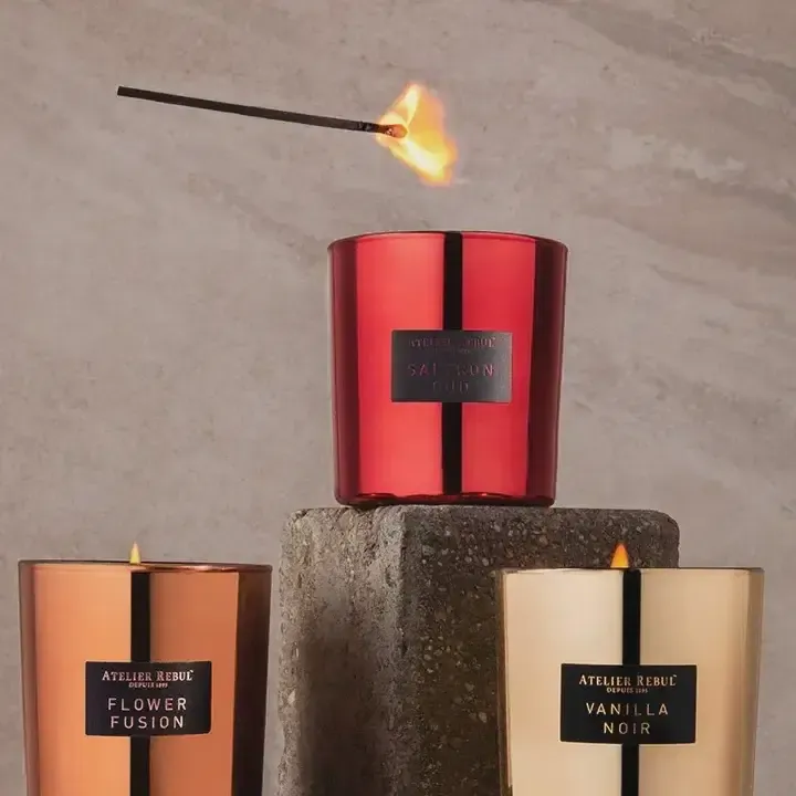 ATELIER REBUL SAFFRON OUD SCENTED CANDLE 210GR