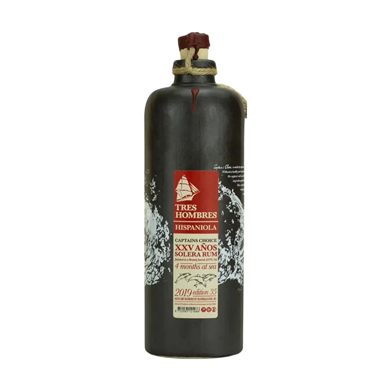 TRES HOMBRES HISPANIOLA XXV ANOS SOLERA EDITION 35 63,9° - 0,5L