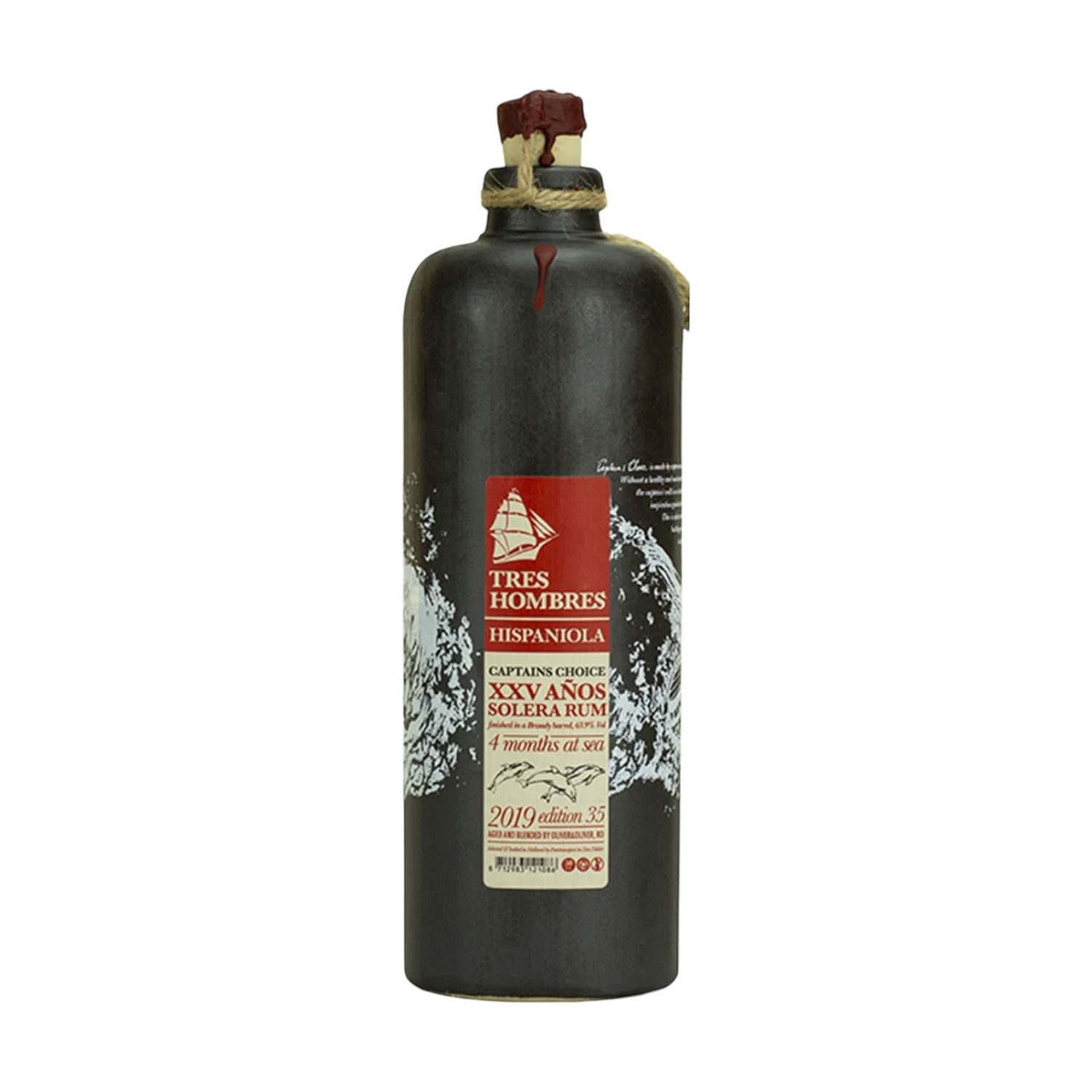 TRES HOMBRES HISPANIOLA XXV ANOS SOLERA EDITION 35 63,9° - 0,5L