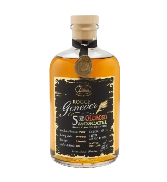 Zuidam Rogge Genever Oloroso Moscatel 5Y 38° - 1L