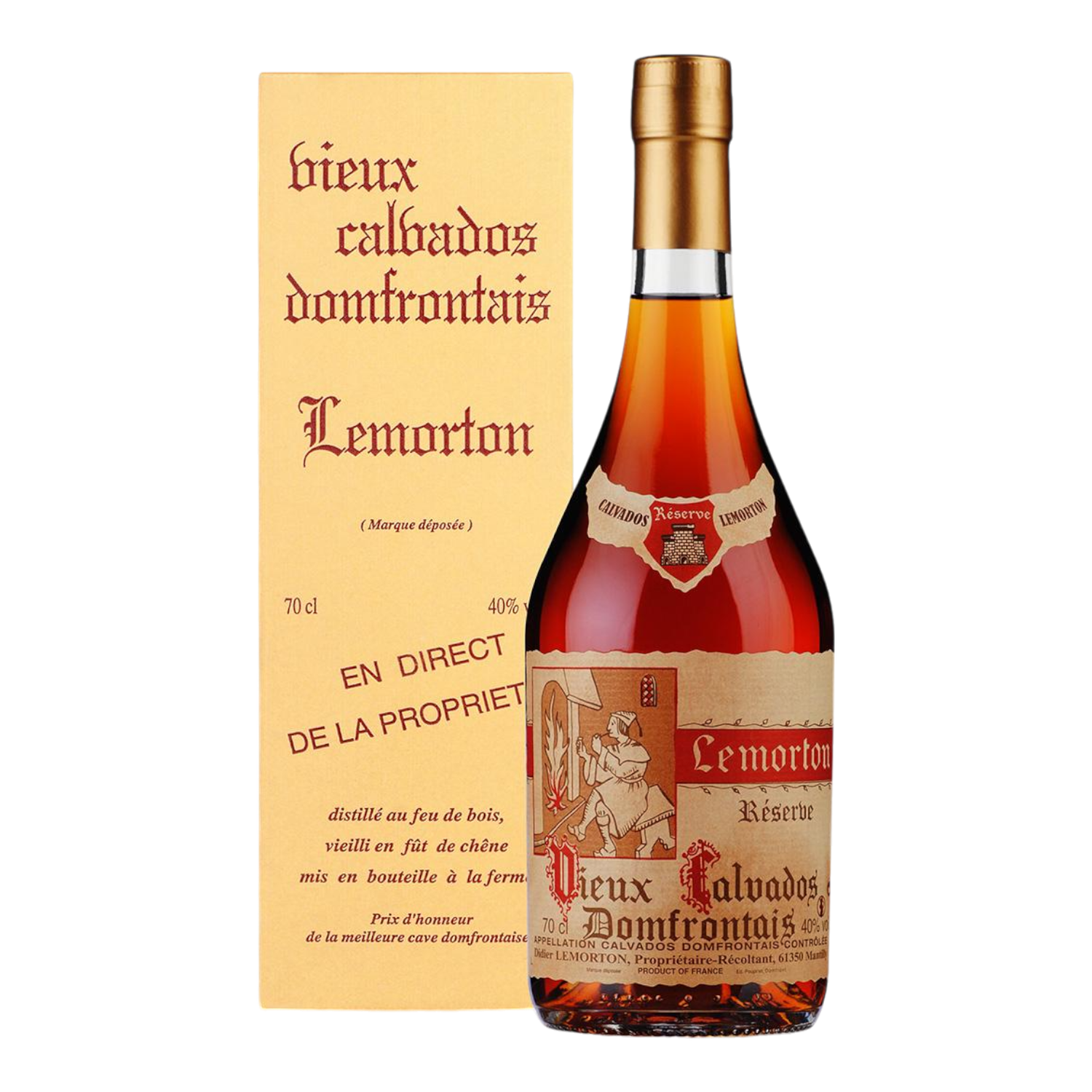 Calvados Lemorton Réserve 5Y 40° - 0.7L