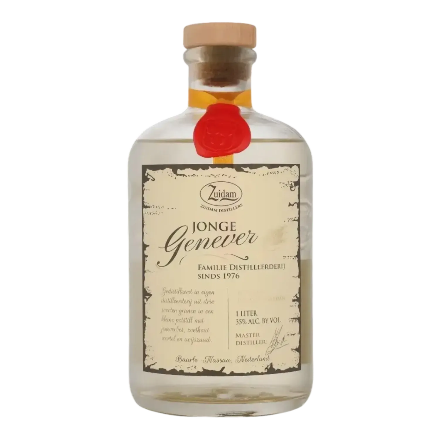 Zuidam Jonge Genever 38° - 1.0L