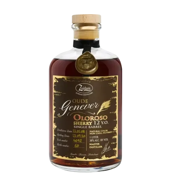 Zuidam Zeer Oude Genever Olorosso 12y Single Barrel 38° - 1L