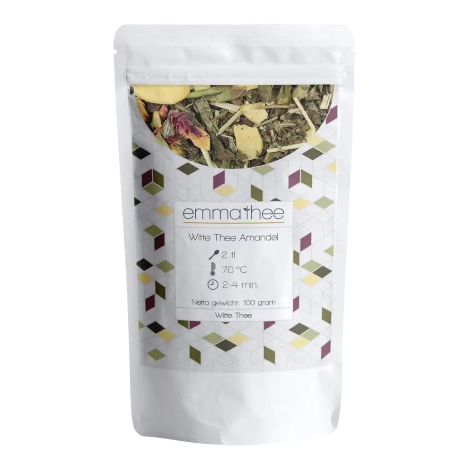 Witte thee Amandel 100 gram