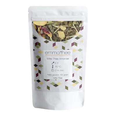 Witte thee Amandel 100 gram