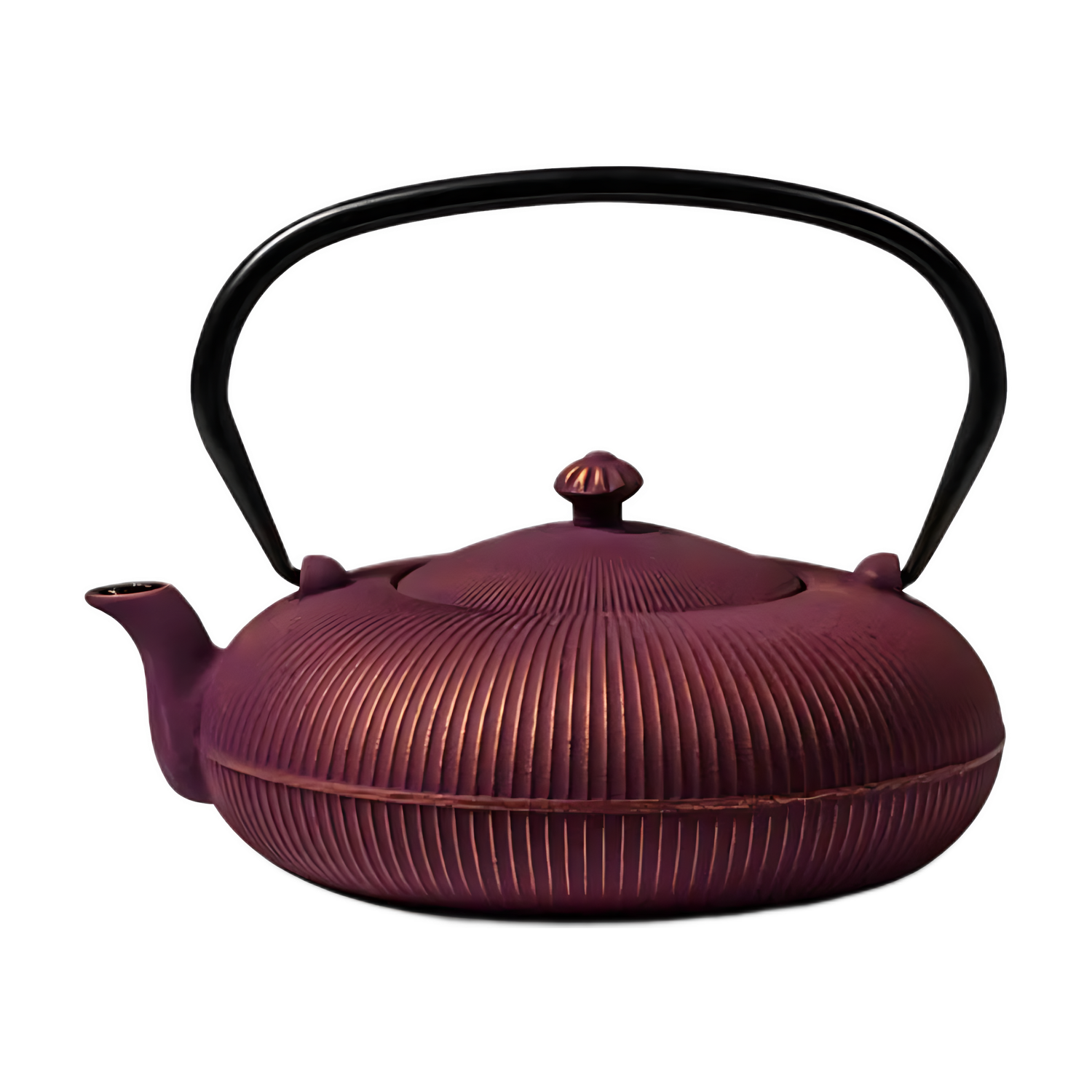 Theepot "Ning", paars, gietijzer met roestvrijstalen filter - 1200ml