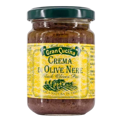 GRAN CUCINA CREMA DI OLIVE NERE (BLACK OLIVES) 90 GR