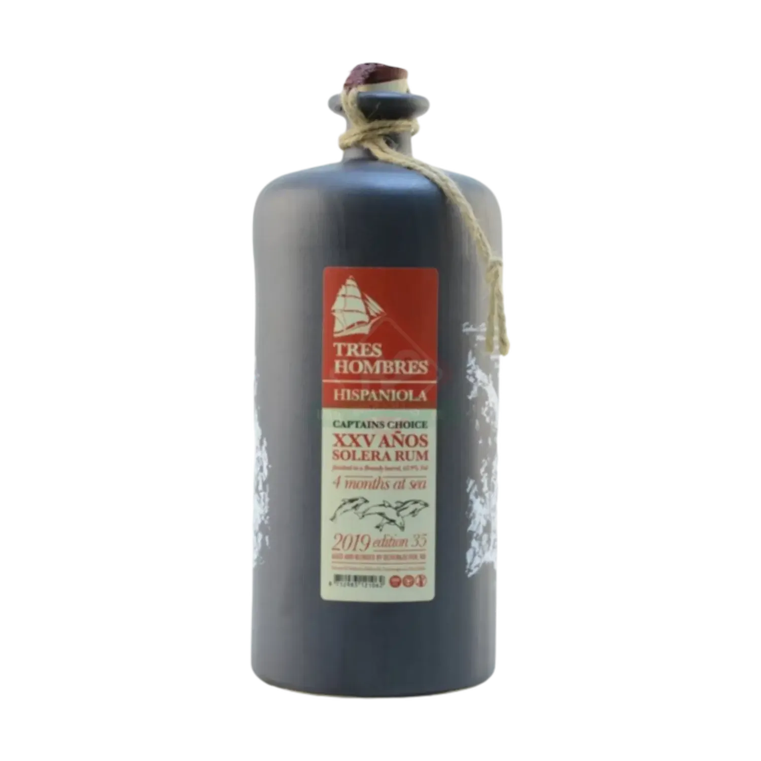 TRES HOMBRES HISPANIOLA XXV ANOS SOLERA EDITION 35 63,9° - 1.0L