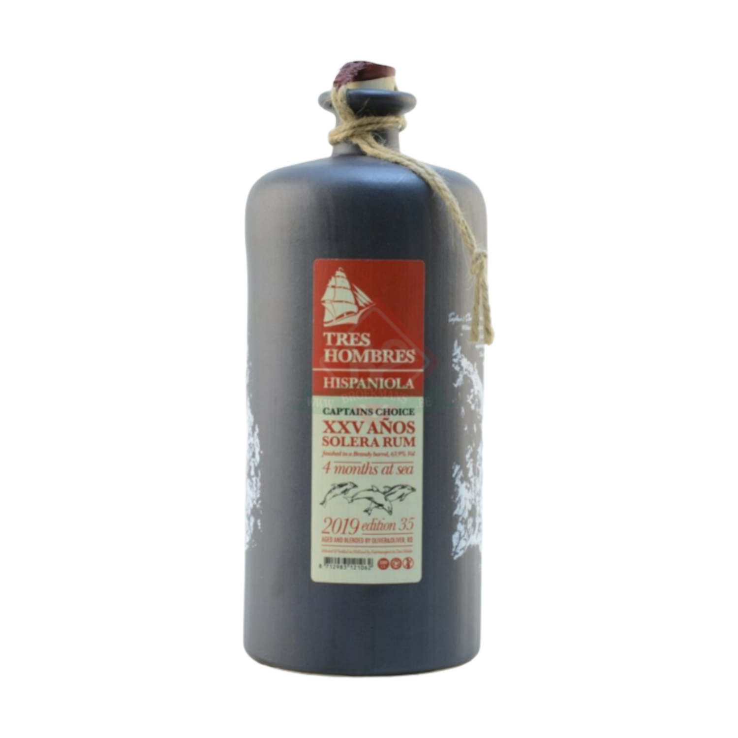 TRES HOMBRES HISPANIOLA XXV ANOS SOLERA EDITION 35 63,9° - 1.0L