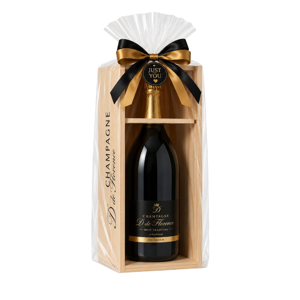 Champagne D de Florence Brut Tradition Jeroboam + Case 3.0L