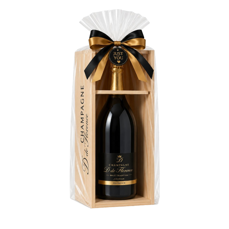 Champagne D de Florence Brut Tradition Jeroboam + Case 3.0L