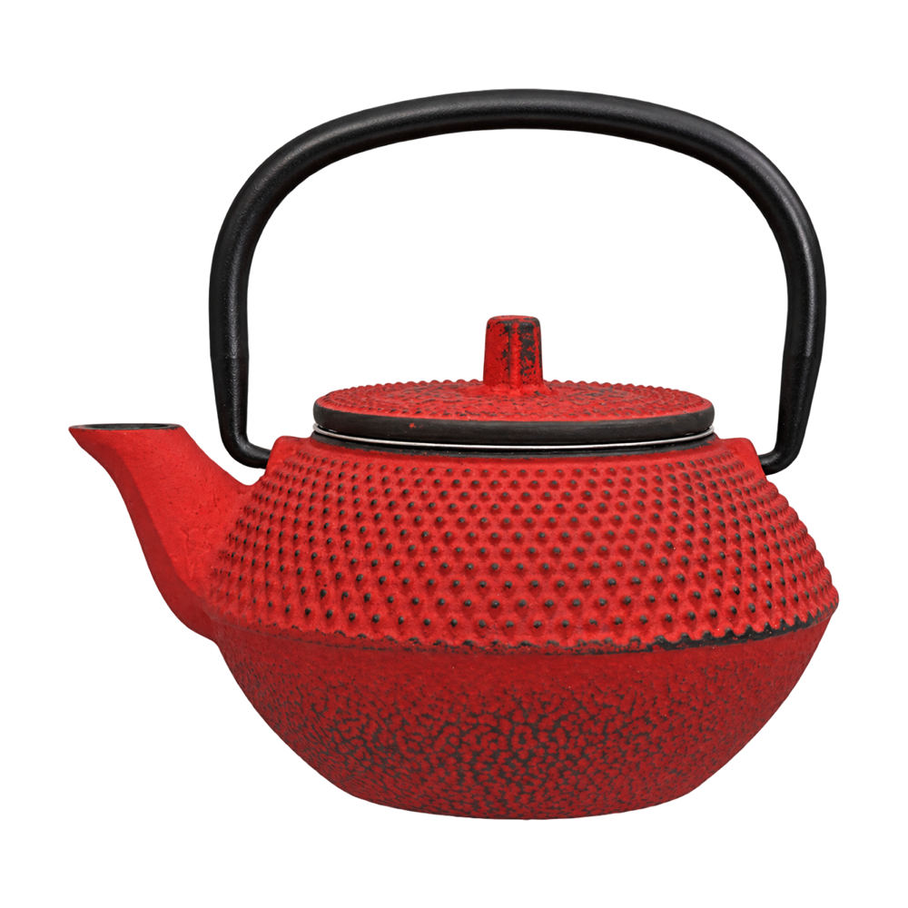 Arare Theepot 0,35 ltr, Japanese red