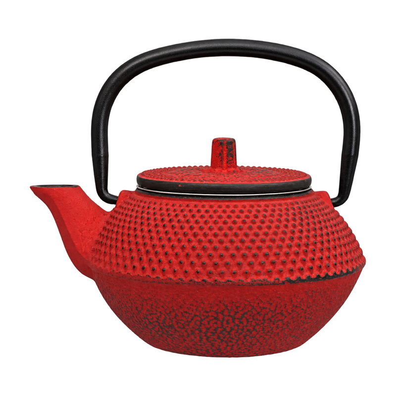 Arare Theepot 0,35 ltr, Japanese red