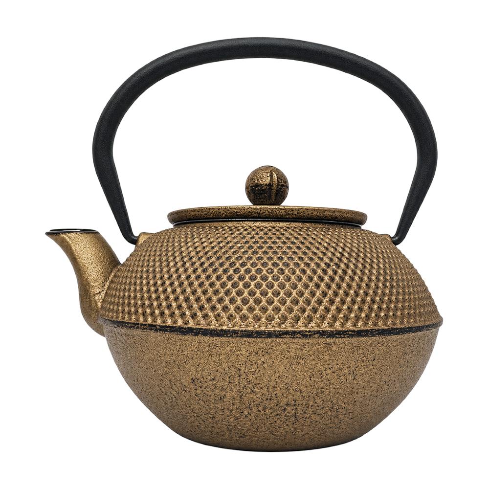 Arare Theepot 0,80 ltr, full gold