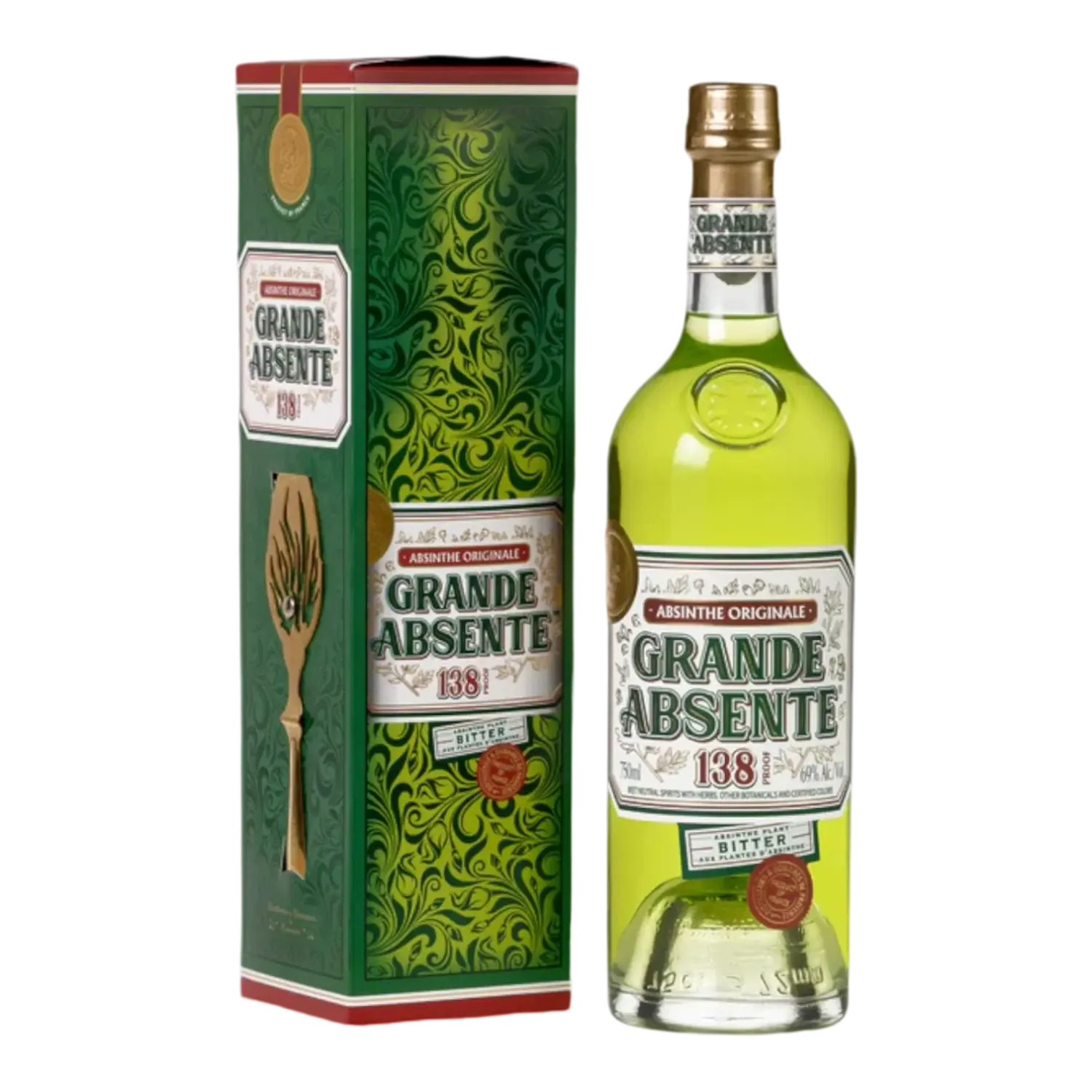 Grande Absente Absinthe + Spoon + GBX 69° 0.7L