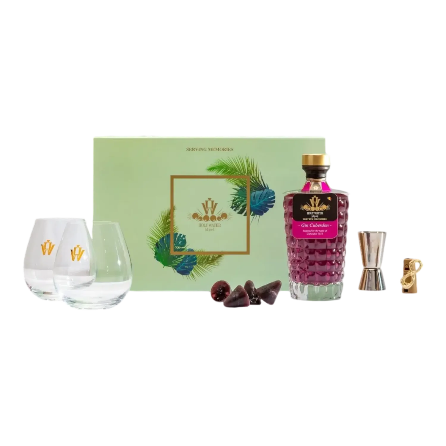 Giftbox Fortitudo Cuberdon Gin 40° - 0,5L