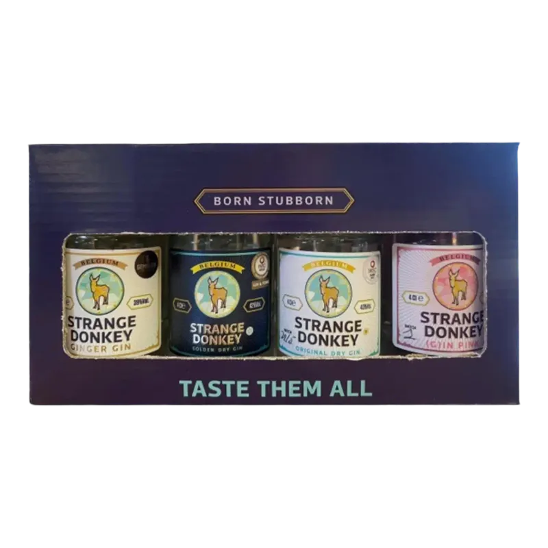 Strange Donkey Taste box 4 x 4 cl 39.63° - 0.160 L