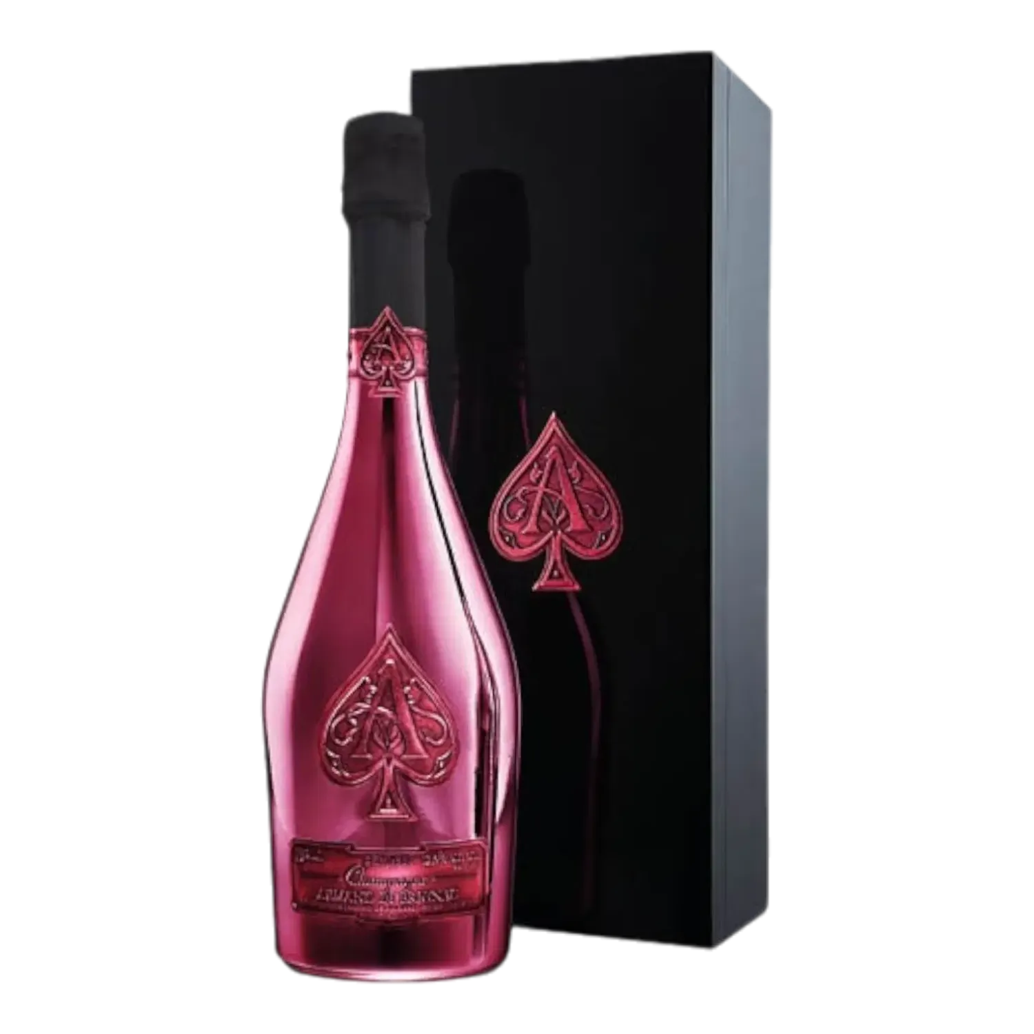 Champagne Armand De Brignac Brut Rosé + Zwarte Kist 0,75L