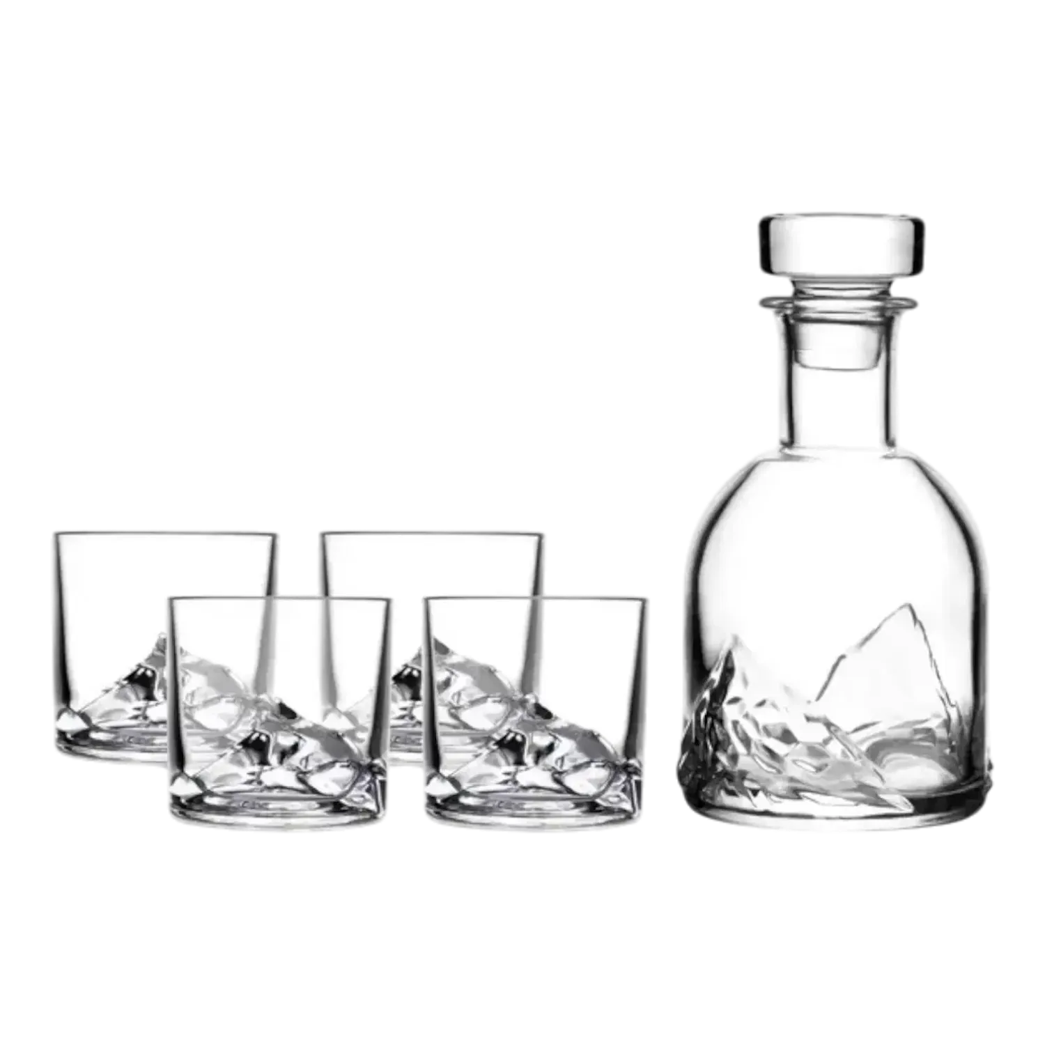 Liiton Everest Set Decanter 1,00L + 4  Glazen 270ml
