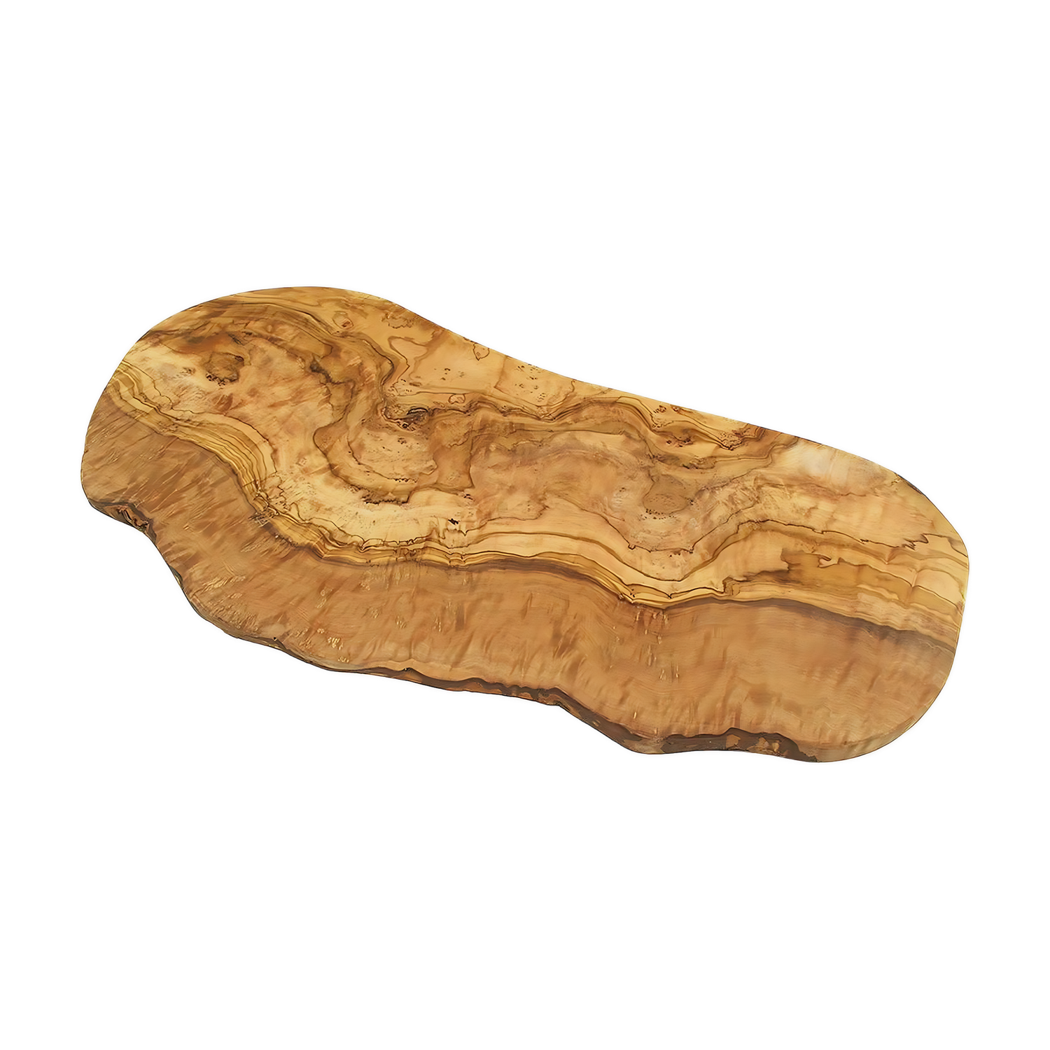 Rustieke snijplank (lengte ca. 50 – 55 cm) met sapgleuf en zonder handvat