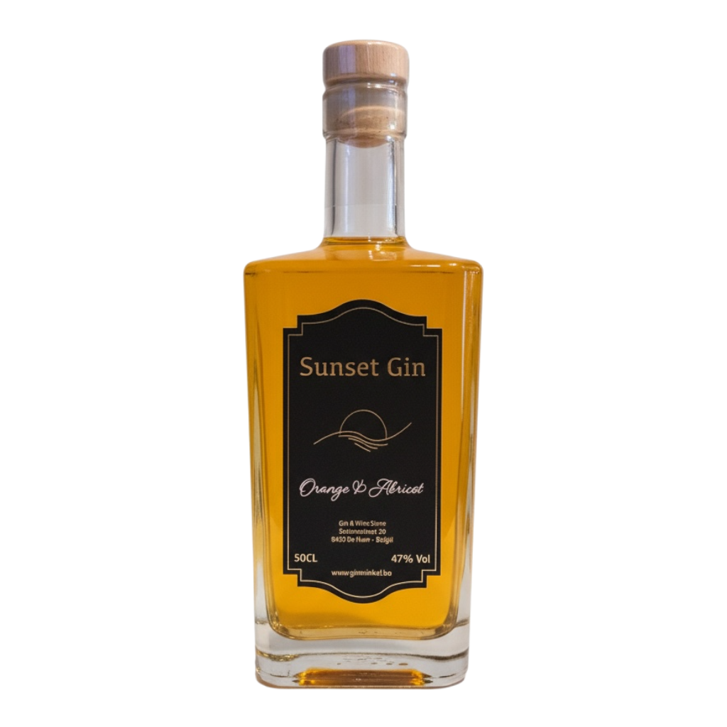 Sunset gin orange &amp; abricot ( oranje ) 47° - 0.5L