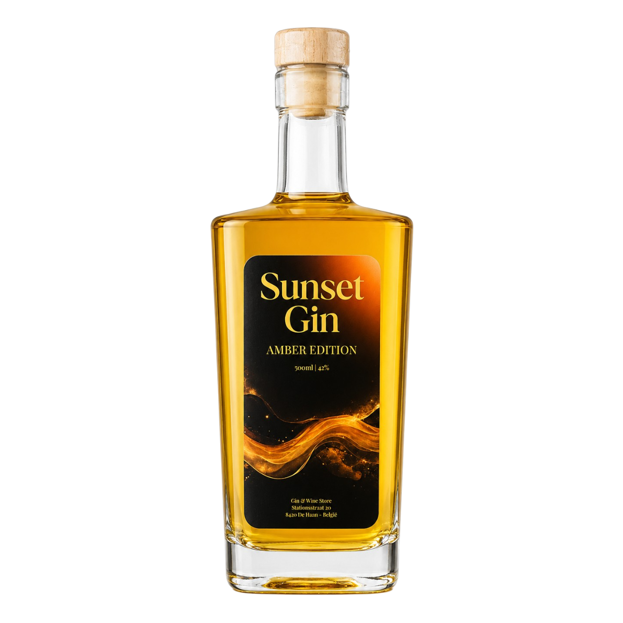 Sunset gin amber edition ( oranje ) 47° - 0.5L
