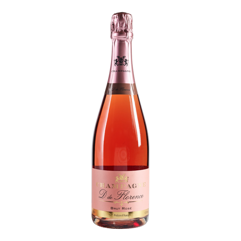 Champagne D de Florence Brut Rosé 75cl