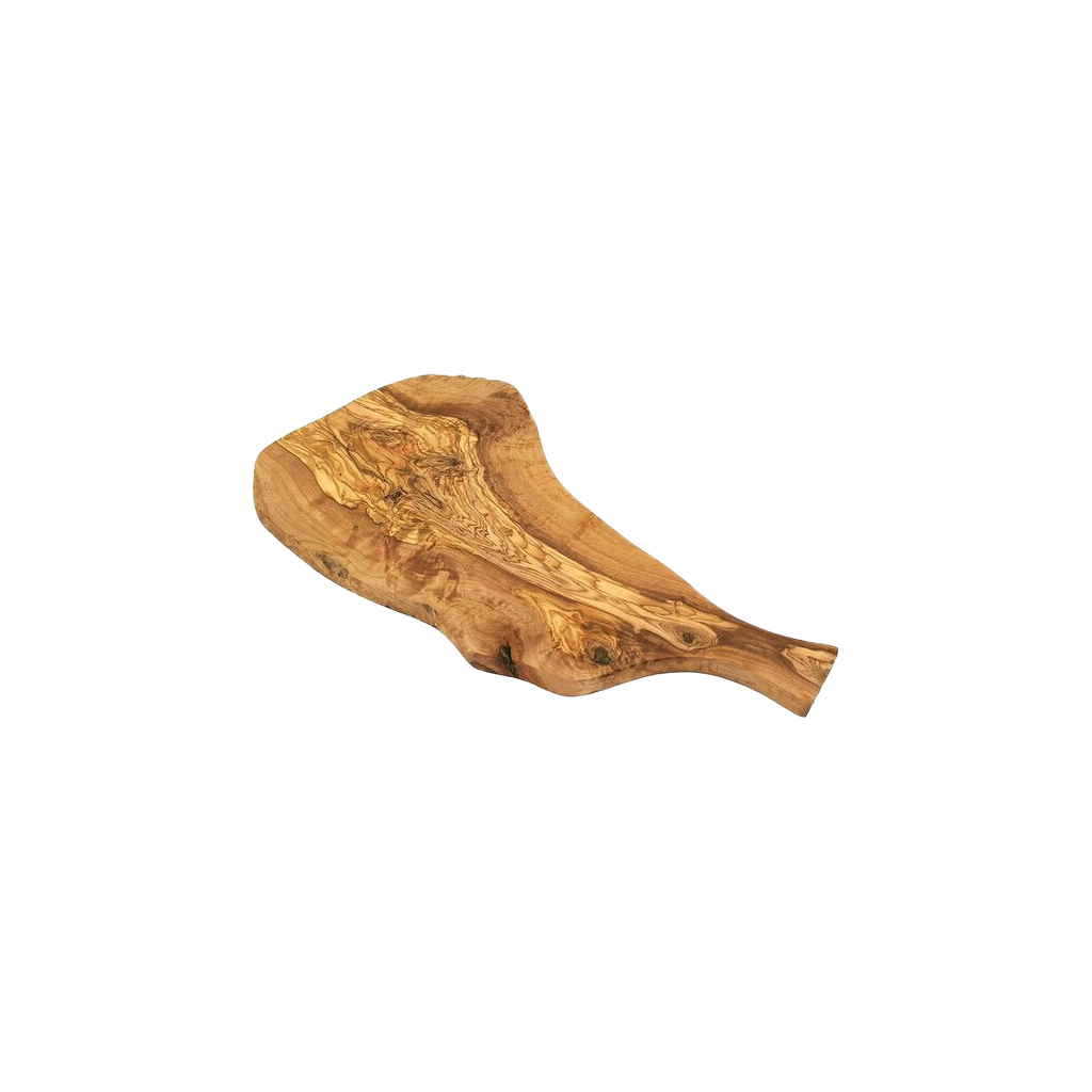 Rustieke serveerplank met handvat, lengte ca. 40 – 44 cm
