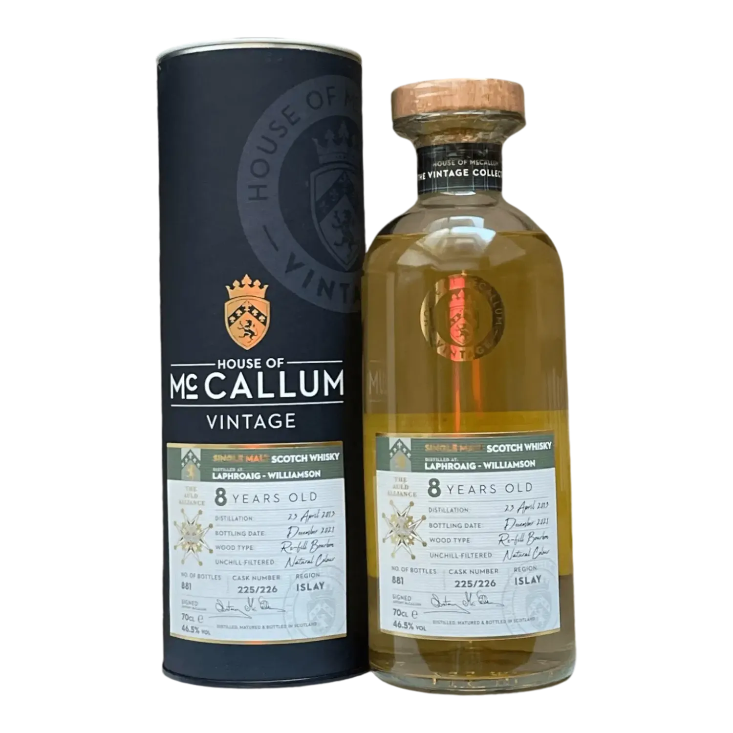 McCallum Laphroaig Williamson 8Y - 0.7L