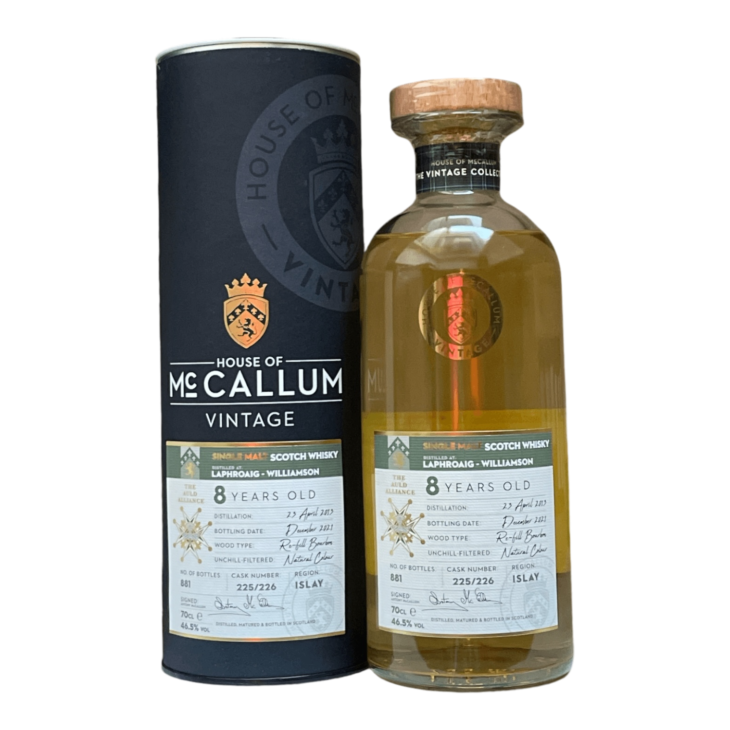 McCallum Laphroaig Williamson 8Y - 0.7L