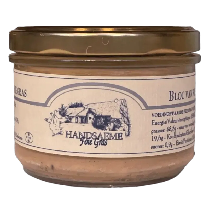 bloc foie gras bokaal 200g HANDSAEME