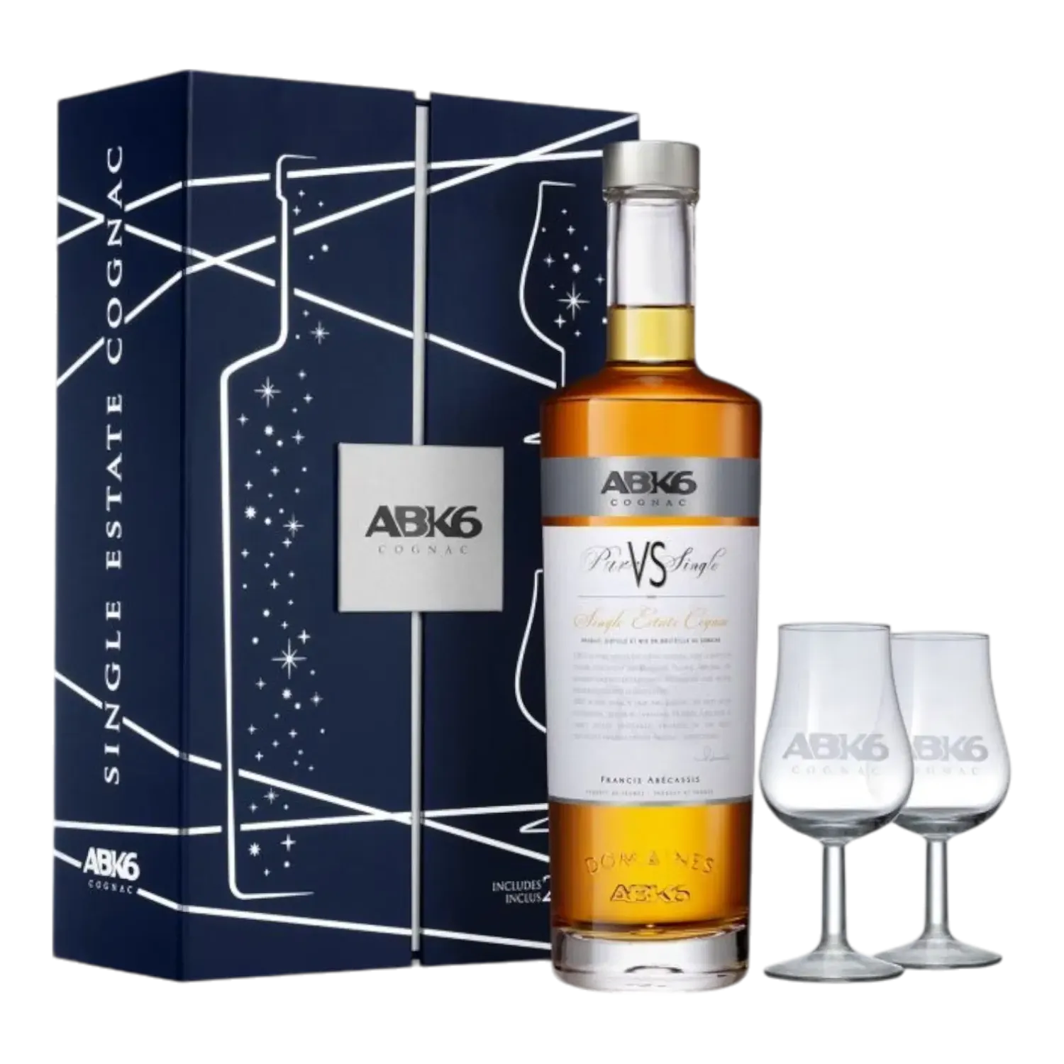 Cognac ABK6 VS + 2 Glasses - 0,7L