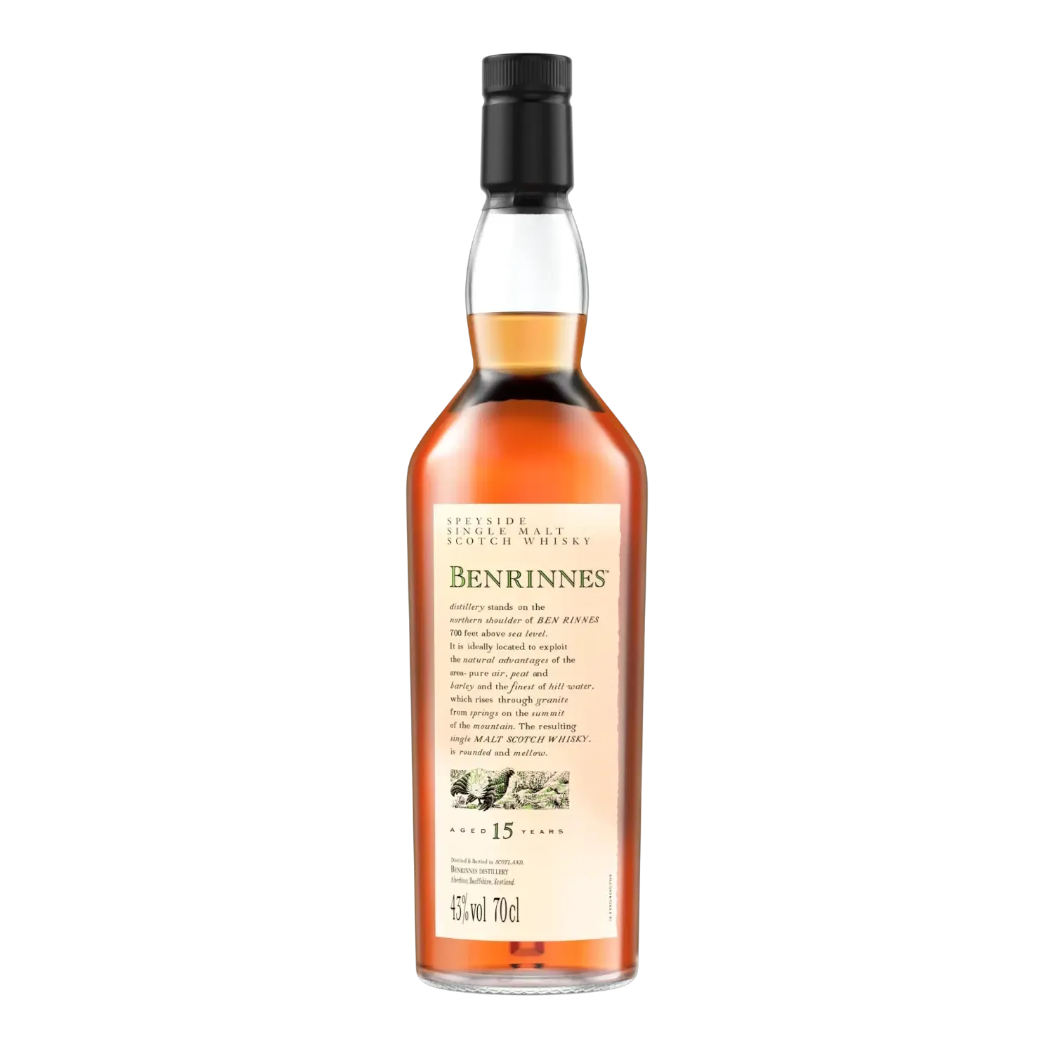 Benrinnes 15 Years (Flora &amp; Fauna) 43° -  0,7L