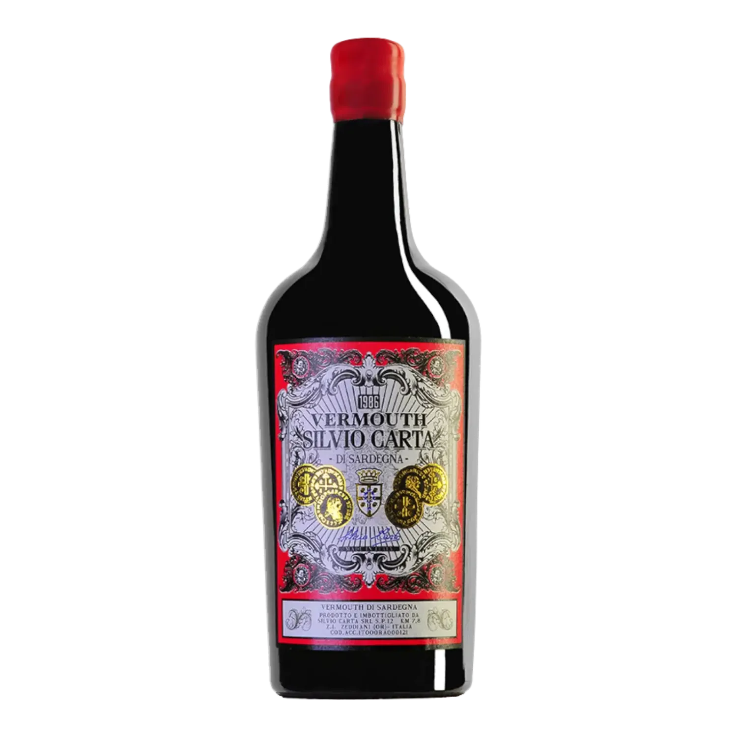Silvio Carta rode vermouth °18 - 0,75L
