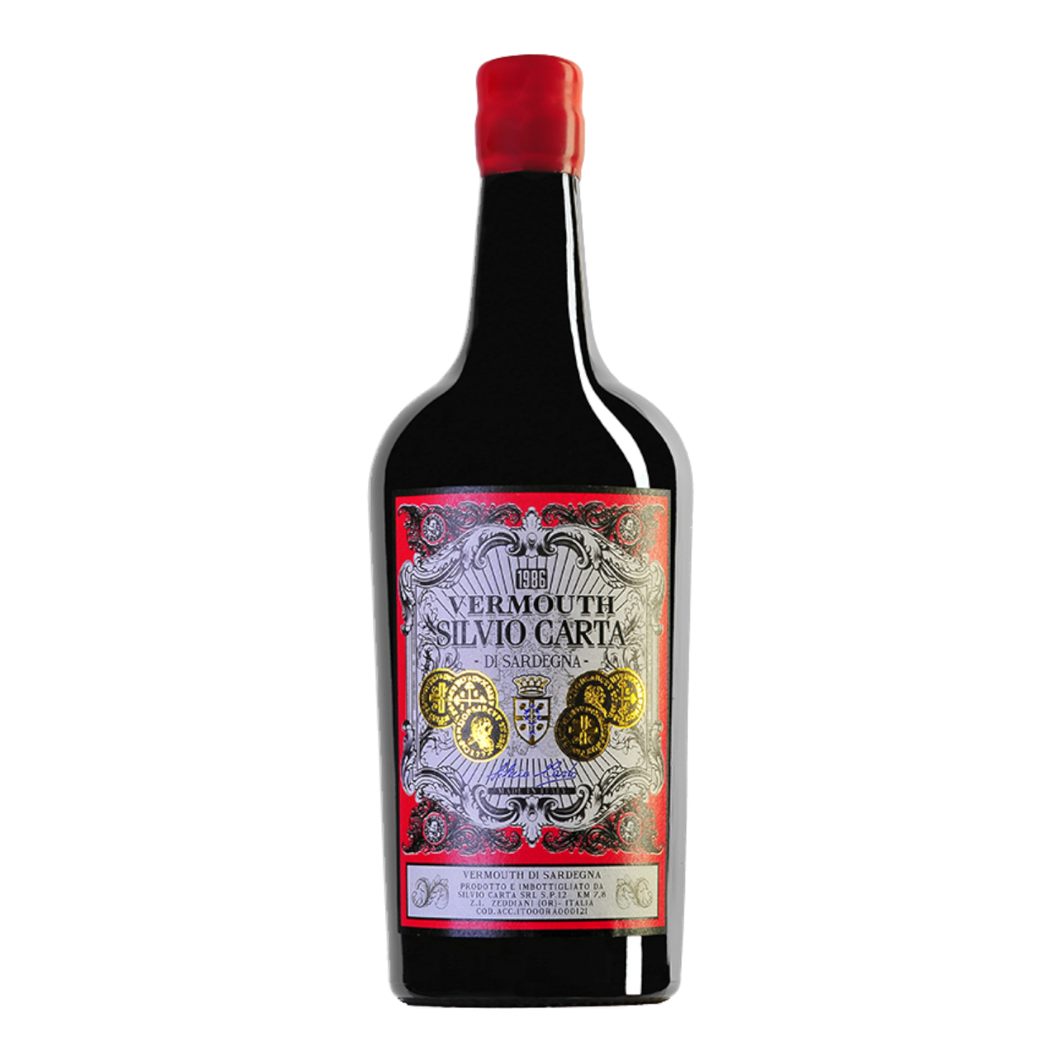 Silvio Carta rode vermouth °18 - 0,75L