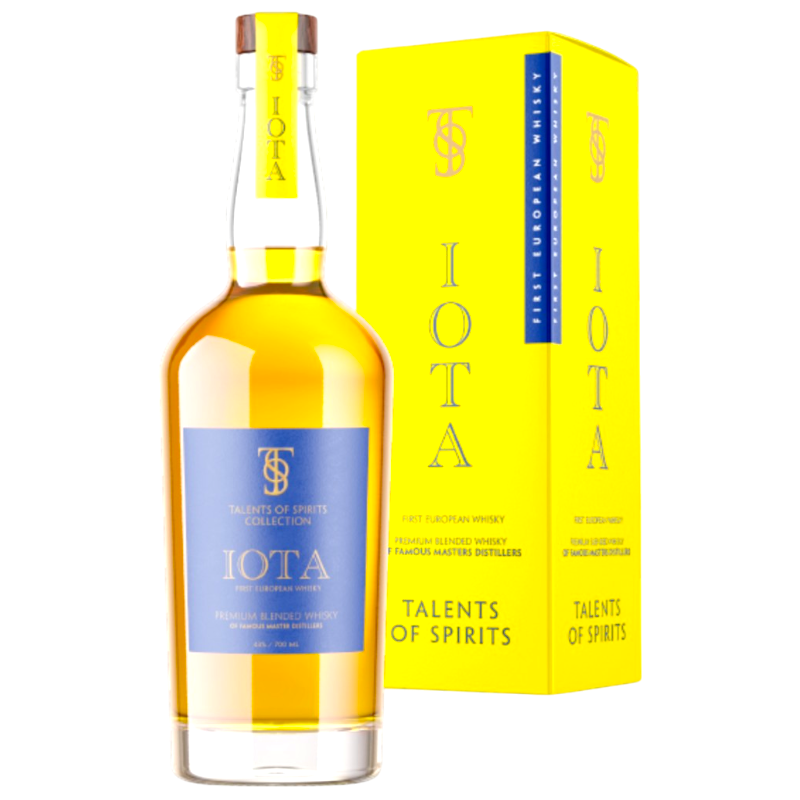Iota Whisky Blend Rogge &amp; Gemoute Gerst 43% 70 cl