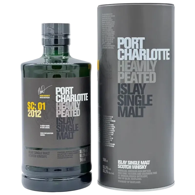 Whisky Bruichladdich Port Charlotte Heavily Peated SC:01 2012 55,2° - 0,7L