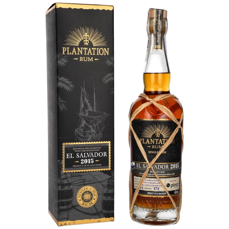 Rhum Plantation SC El Salvador 2015 Red Pineau des Charentes Cask Finish 48,6° - 0,7L