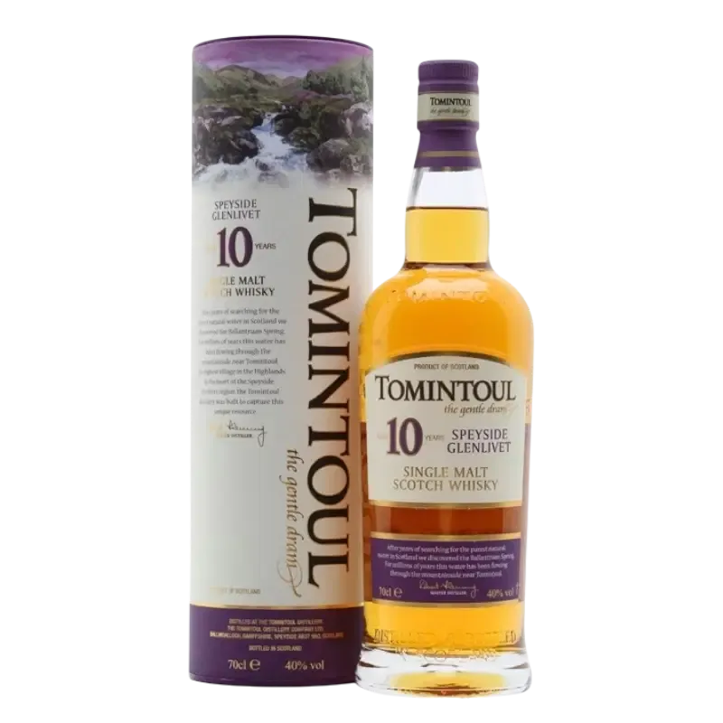 Whisky Tomintoul 10 Years – 40° – 0,7L