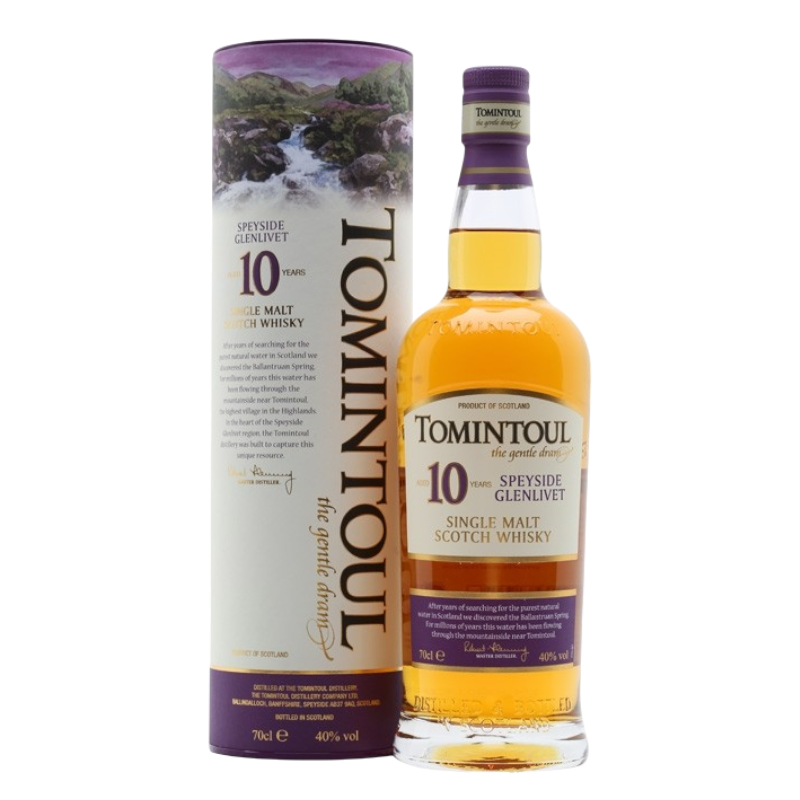 Whisky Tomintoul 10 Years – 40° – 0,7L