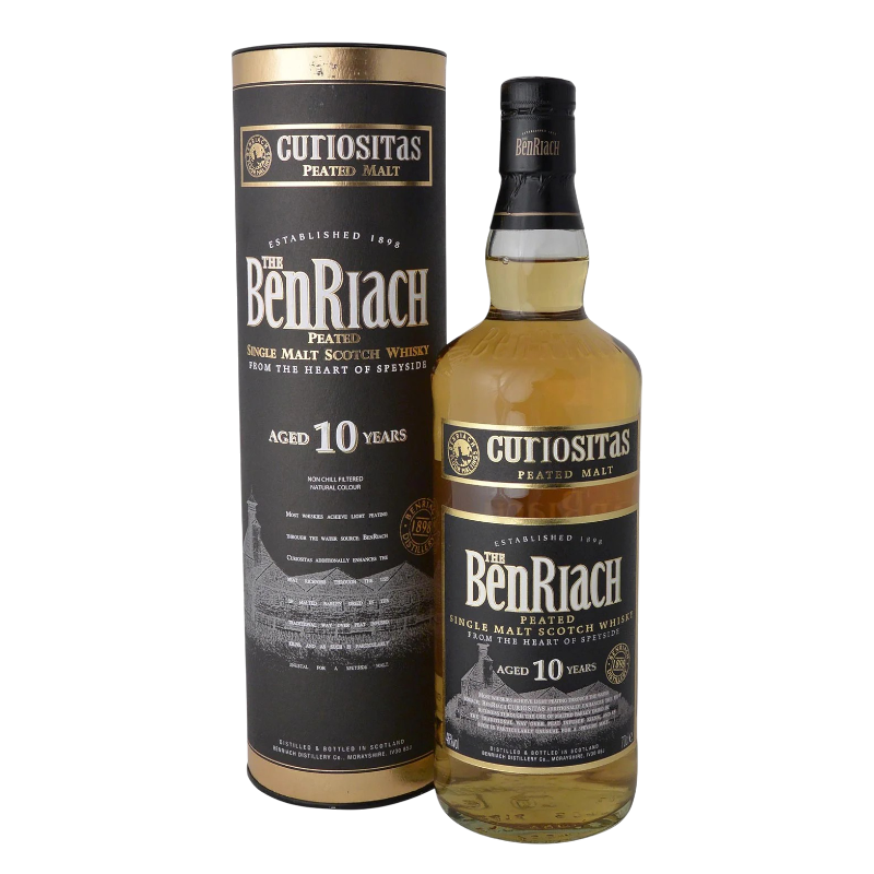 Whisky The Benriach Peated 10Y Curiositas – 46° – 0,7L
