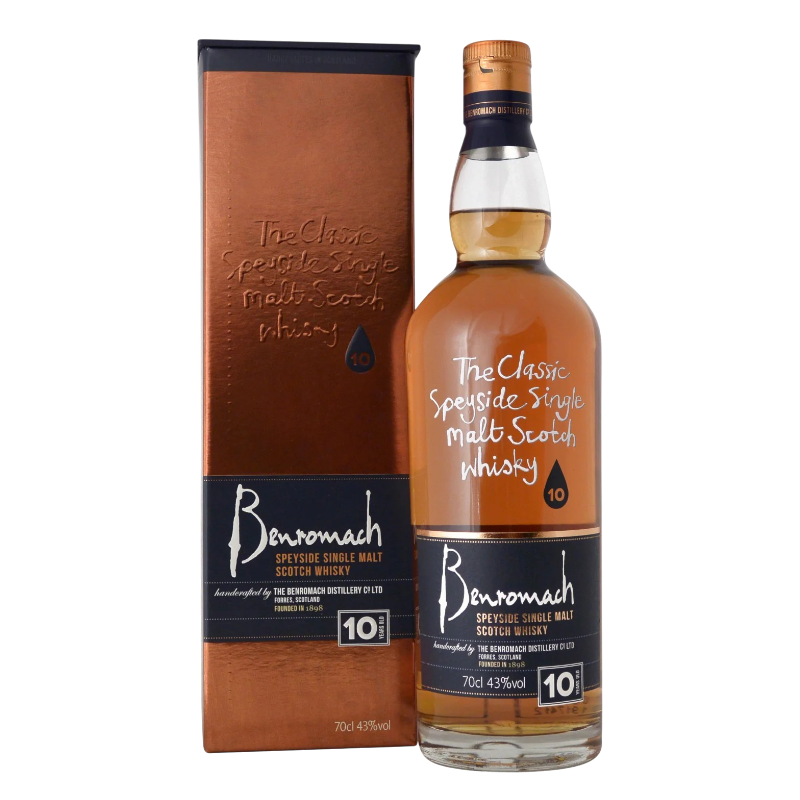 Whisky Benromach Speyside Malt 10Y – 43° – 0,7L