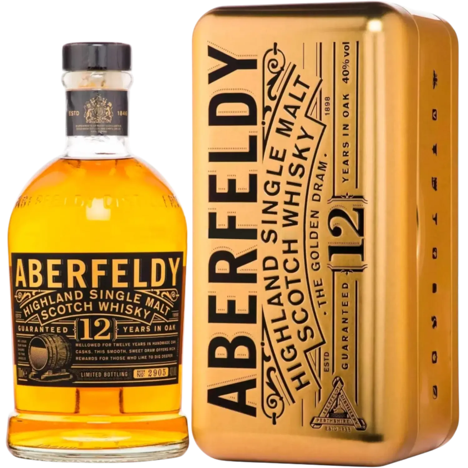Whisky Aberfeldy 12Y 40° - 0,7L
