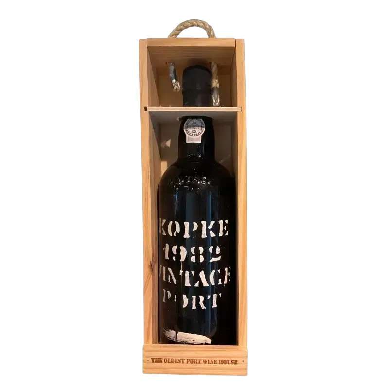 1982 Porto Kopke Vintage + Wooden Box 75cl