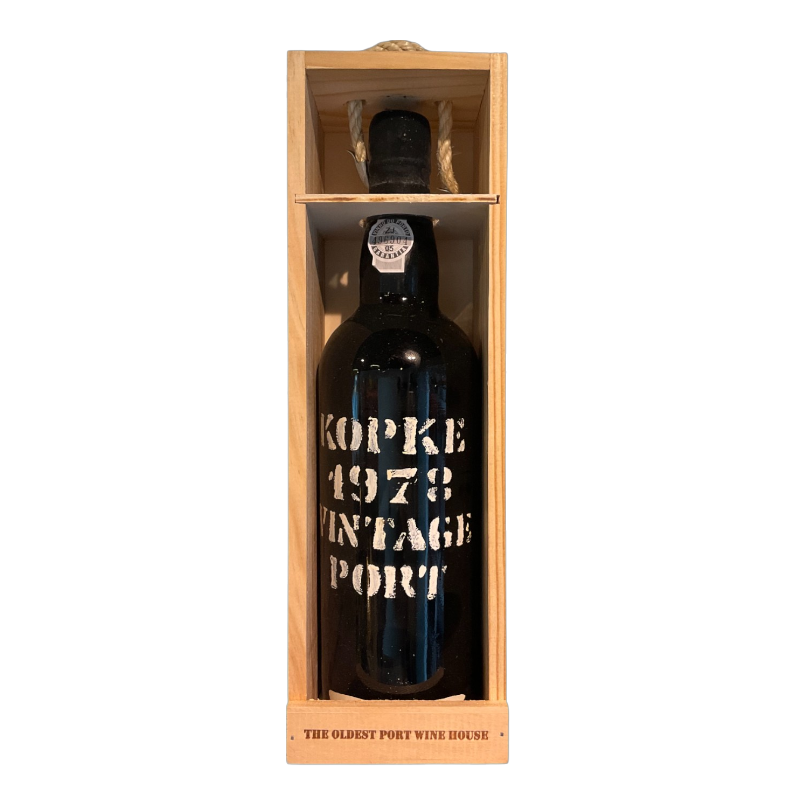 1978 Porto Kopke Vintage + Wooden Case 75cl