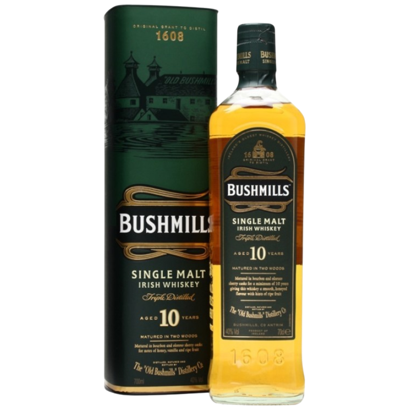 Irish Whisky Bushmills 10Y Malt + gbx 40° - 70cl